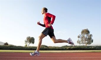 La corsa è un ottimo esercizio per migliorare la potenza di un uomo. 